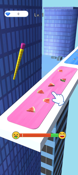 Cotton Candy Roll 3D - Gameplay image of android game