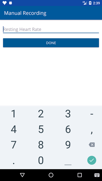 Resting Heart Rate - عکس برنامه موبایلی اندروید
