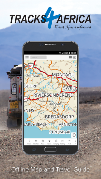 Tracks4Africa Guide - Image screenshot of android app
