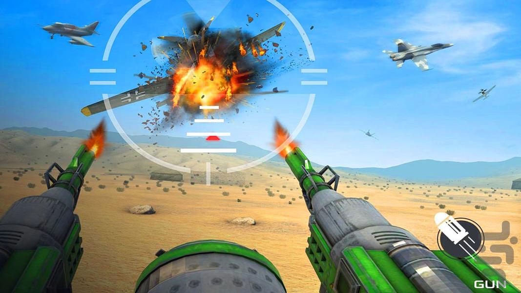 ضد هوایی | بازی جدید جنگی - Gameplay image of android game