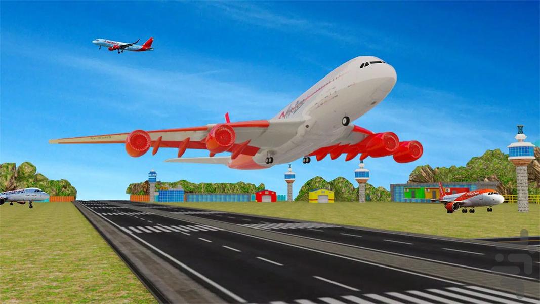 بازی جدید هواپیما مسافربری - Gameplay image of android game