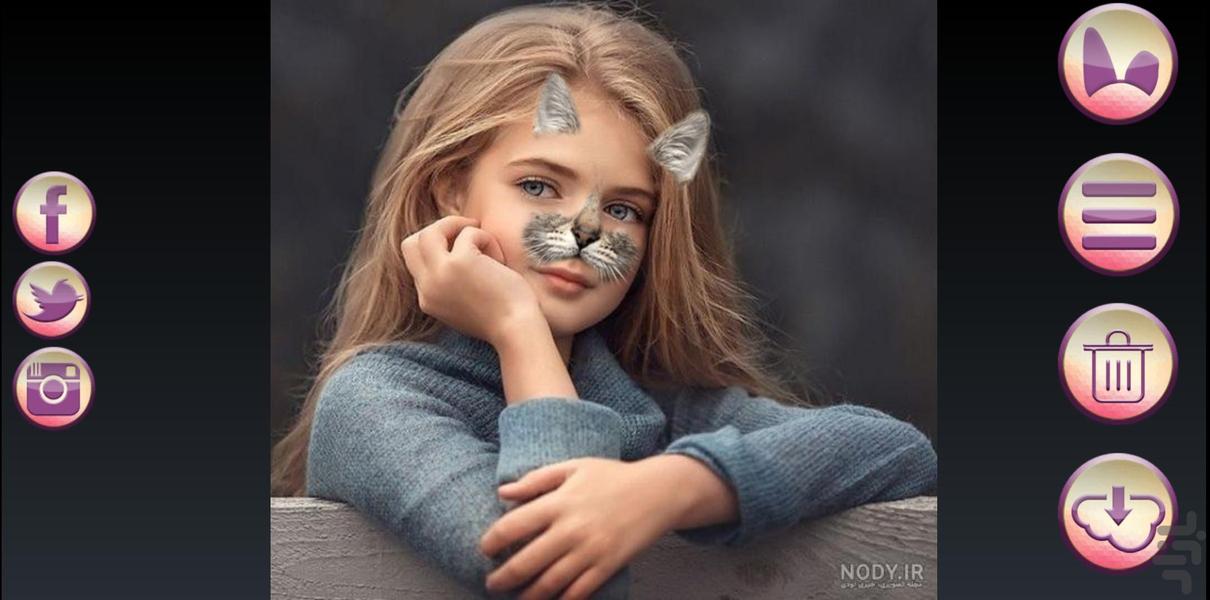 دوربین شکلک دار | دوربین HD - عکس برنامه موبایلی اندروید