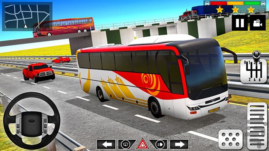 بازی اتوبوس | اتوبوس مسافربری جدید - عکس بازی موبایلی اندروید
