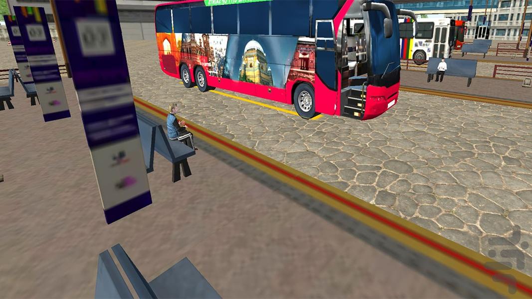 بازی اتوبوس | اتوبوس مسافربری جدید - عکس بازی موبایلی اندروید