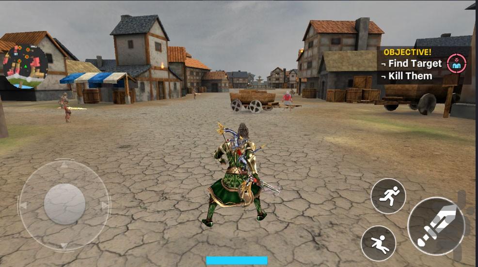 شمشیر بازی - Gameplay image of android game