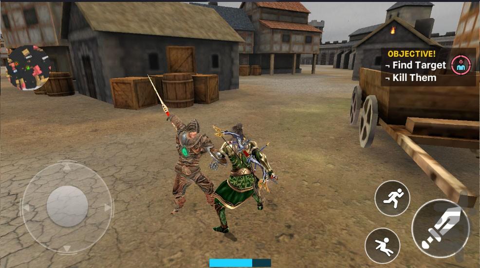 شمشیر بازی - Gameplay image of android game