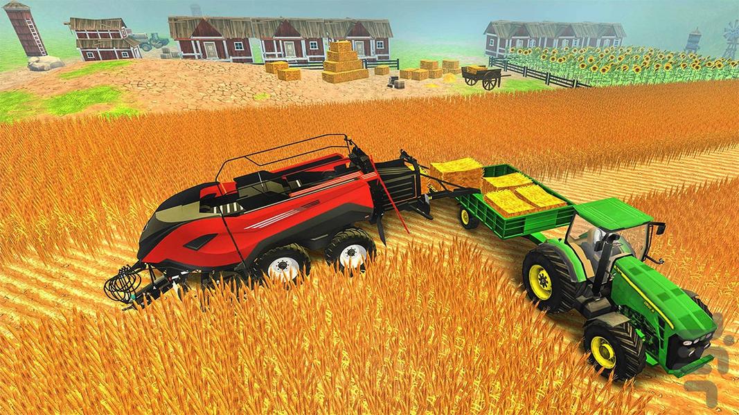بازی جدید مزرعه داری |تراکتور کشاوری - عکس بازی موبایلی اندروید