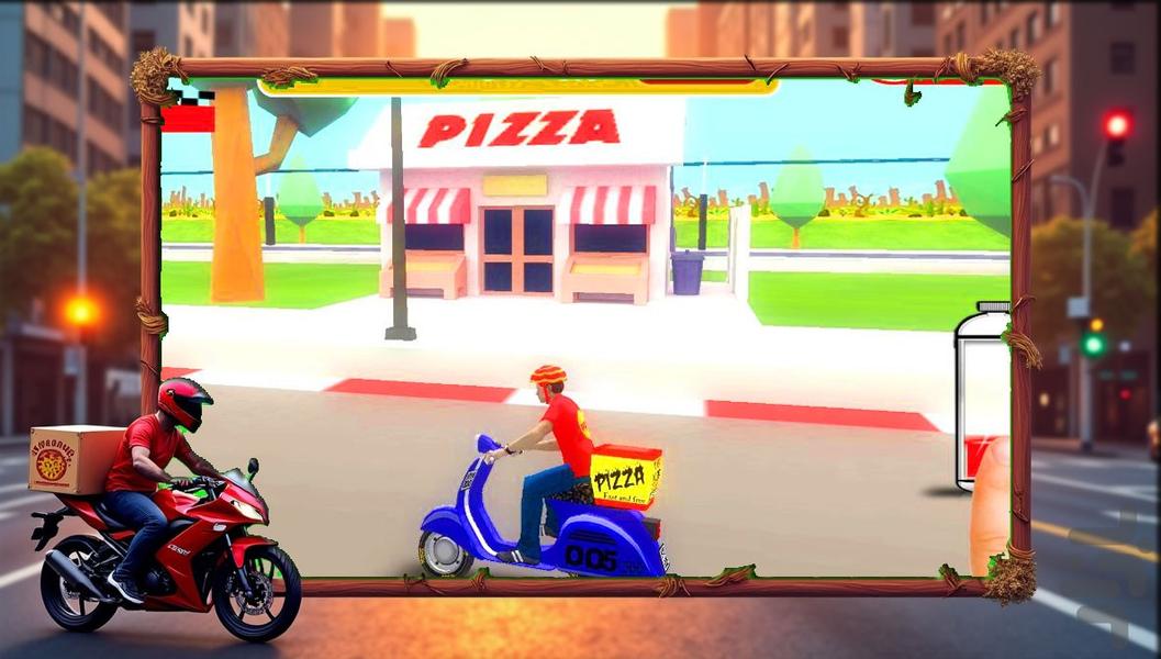bike delivery - Gameplay image of android game
