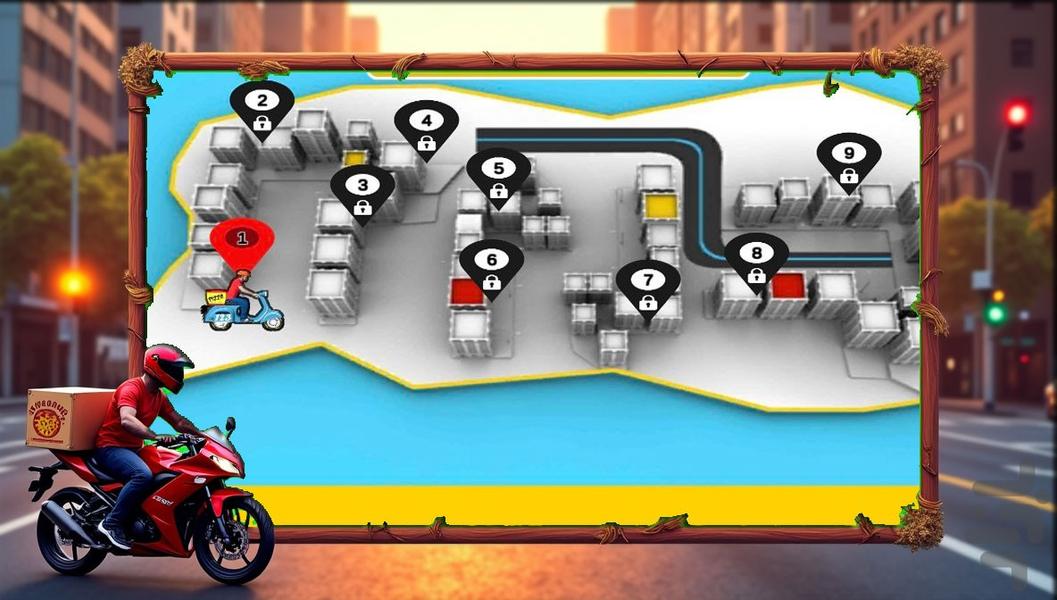 بازی پیک موتوری - عکس بازی موبایلی اندروید