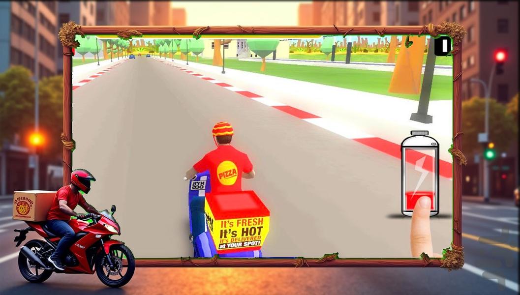 bike delivery - Gameplay image of android game