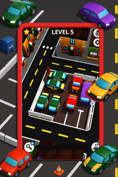 بازی پارکینگ ماشین شوتی - Gameplay image of android game