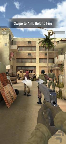 بازی تفنگی جنگی - Gameplay image of android game
