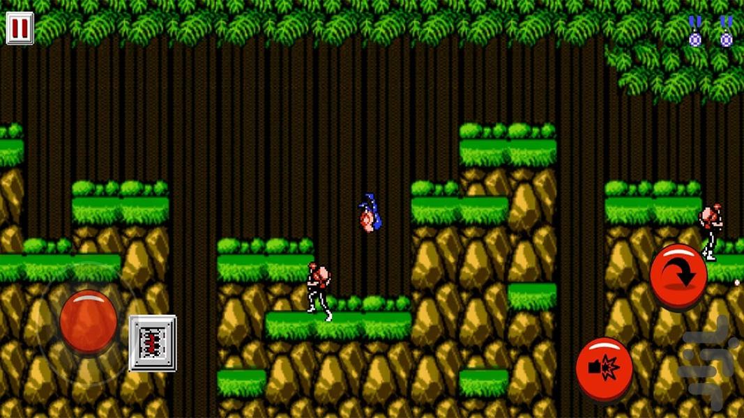 بازی رامبو آتاری - Gameplay image of android game