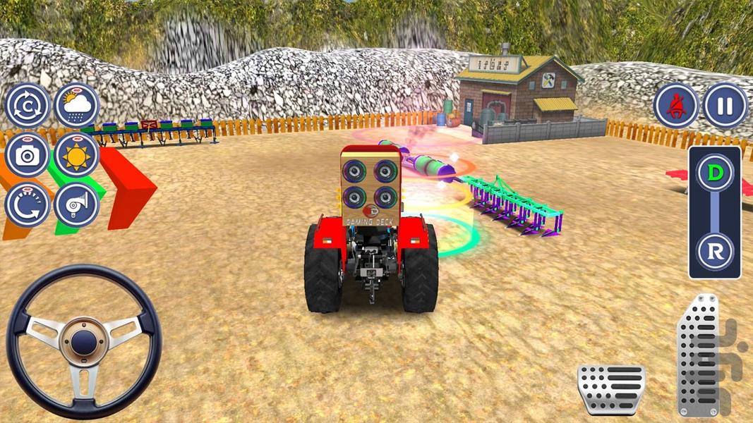 بازی تراکتور - Gameplay image of android game