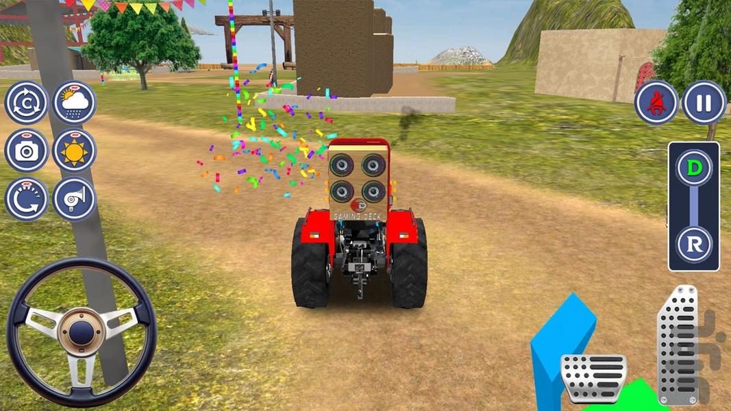 بازی تراکتور - Gameplay image of android game