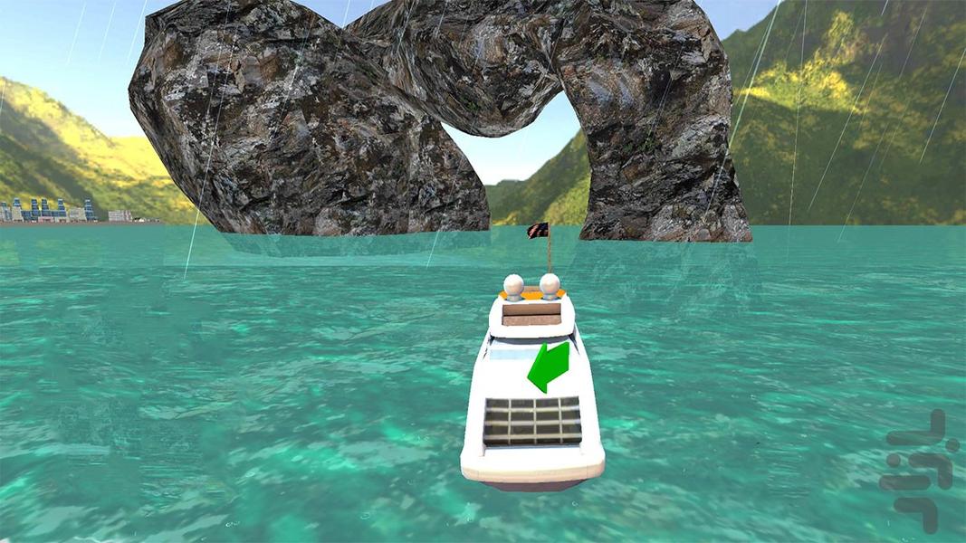 قایق بازی جدید - Gameplay image of android game