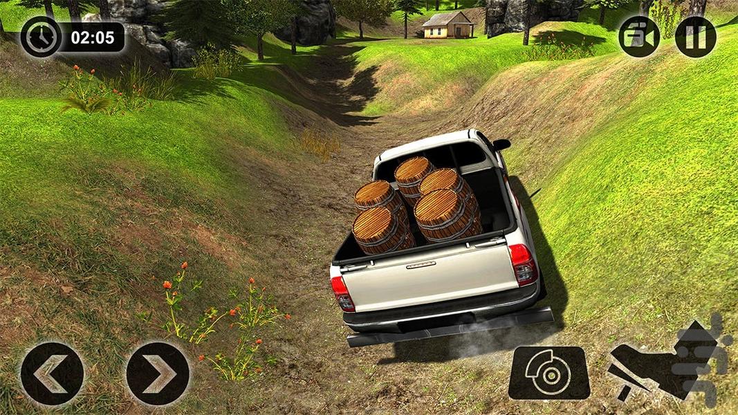 بازی رانندگی با تویوتا - Gameplay image of android game