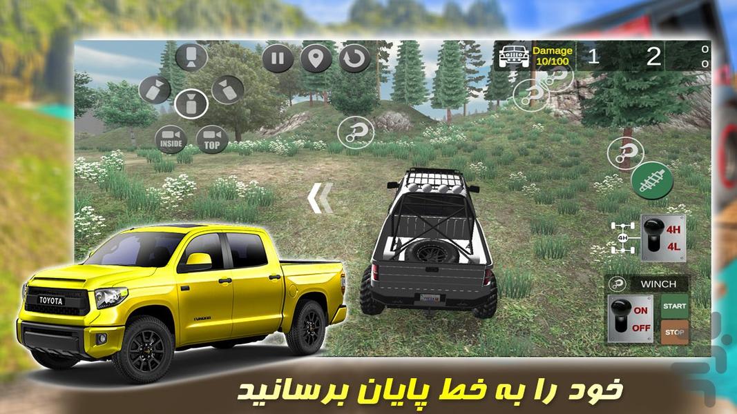 ماشین بازی | رانندگی با آفرود - عکس بازی موبایلی اندروید