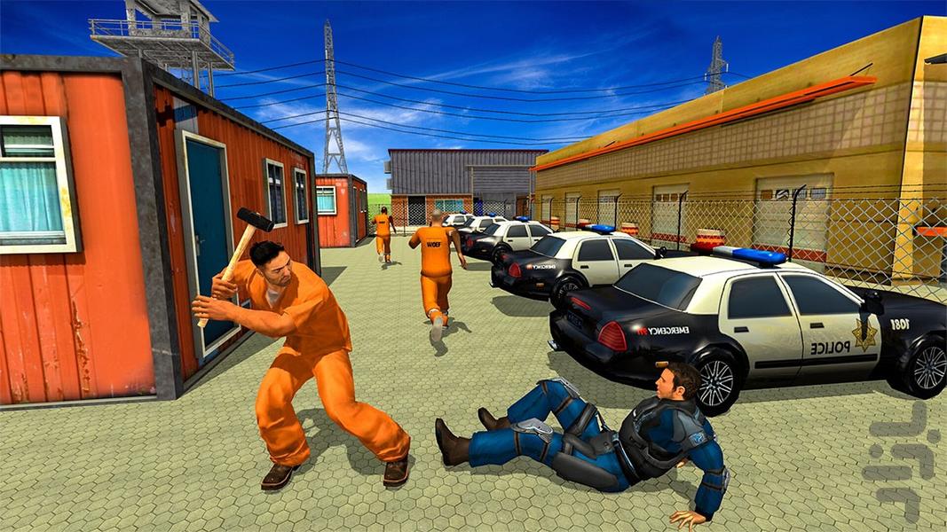 بازی فرار از زندان | سگ پلیس - Gameplay image of android game