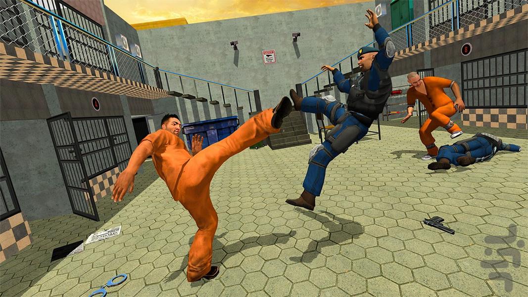 بازی فرار از زندان | سگ پلیس - Gameplay image of android game