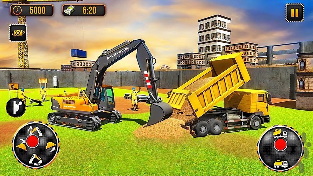 ساختمان سازی | کامیون بازی جدید - Gameplay image of android game