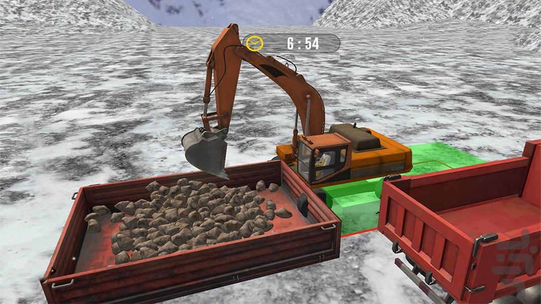 بازی کامیون سنگین | ساختمان سازی - Gameplay image of android game