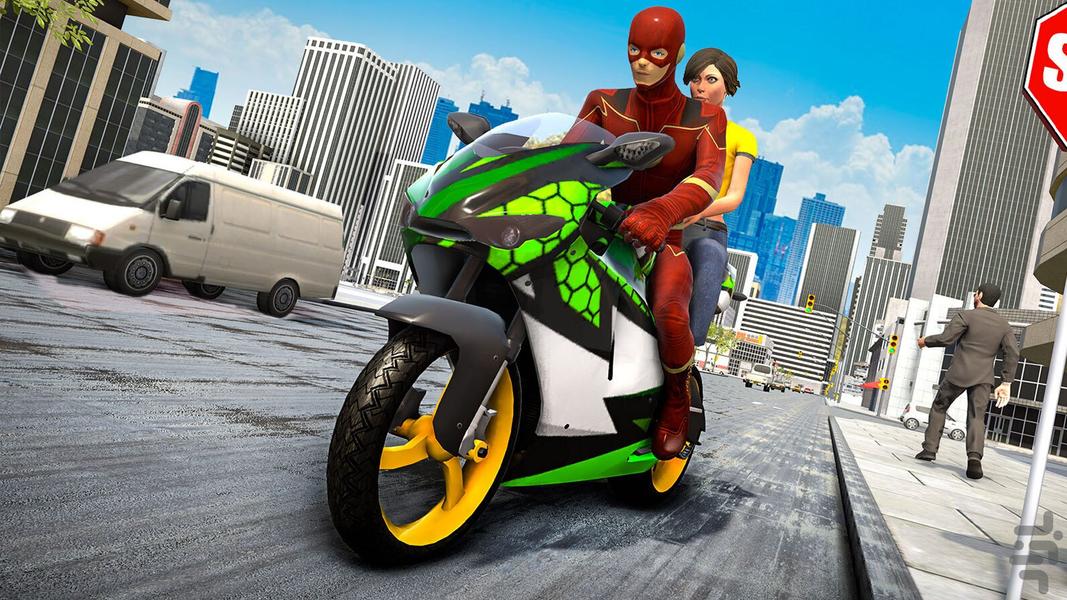 موتور تاکسی | بازی موتور جدید - Gameplay image of android game