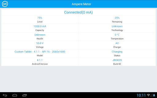 Ampere Meter - عکس برنامه موبایلی اندروید