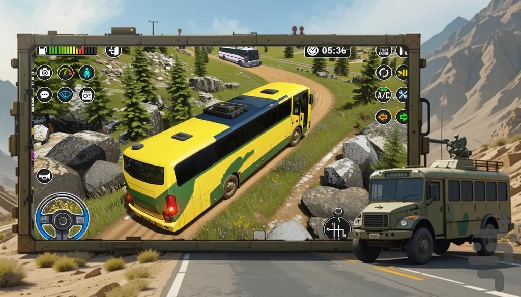 اتوبوس بازی | ارتشی - Gameplay image of android game