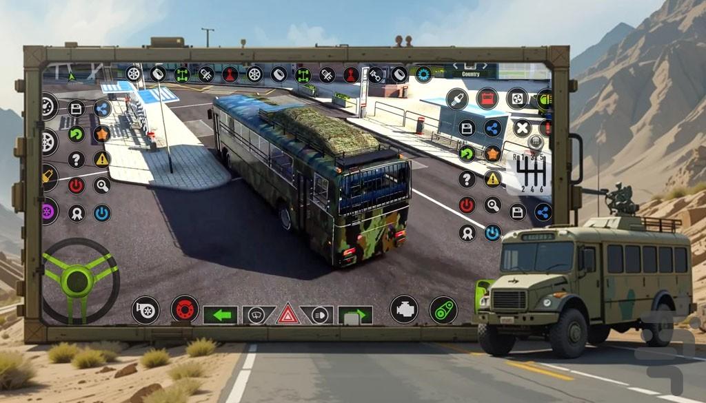 اتوبوس بازی | ارتشی - Gameplay image of android game
