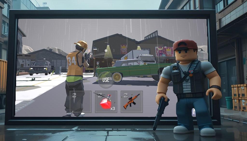 بازی تفنگی | گنگستر شهر - Gameplay image of android game