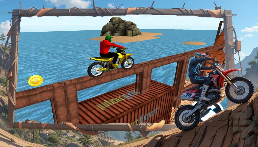 بازی موتور | رانندگی در رمپ - Gameplay image of android game