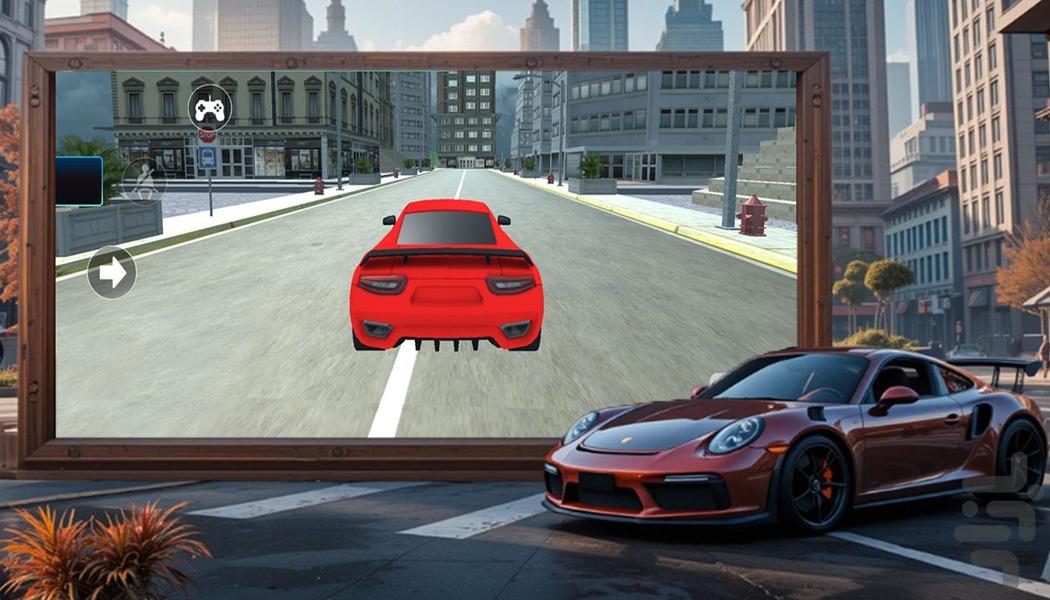 بازی ماشین مسابقه | مدرسه رانندگی - Gameplay image of android game