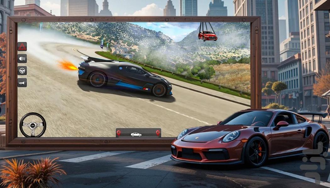 بازی ماشین مسابقه | مدرسه رانندگی - Gameplay image of android game