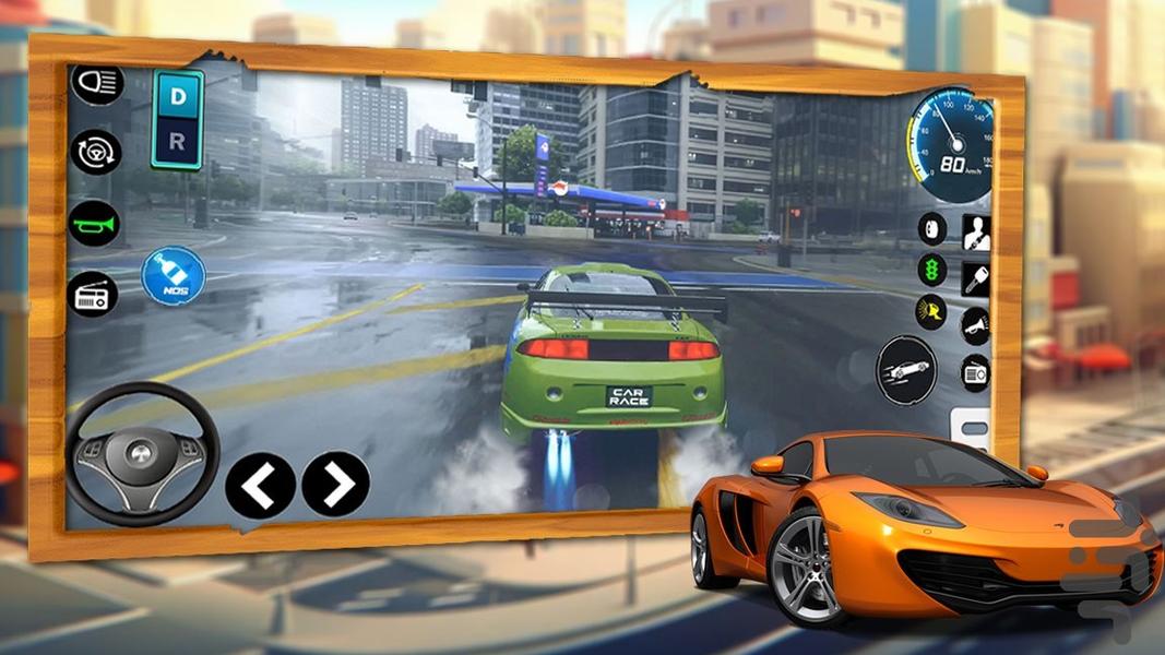 بازی ماشین مسابقه ای - Gameplay image of android game