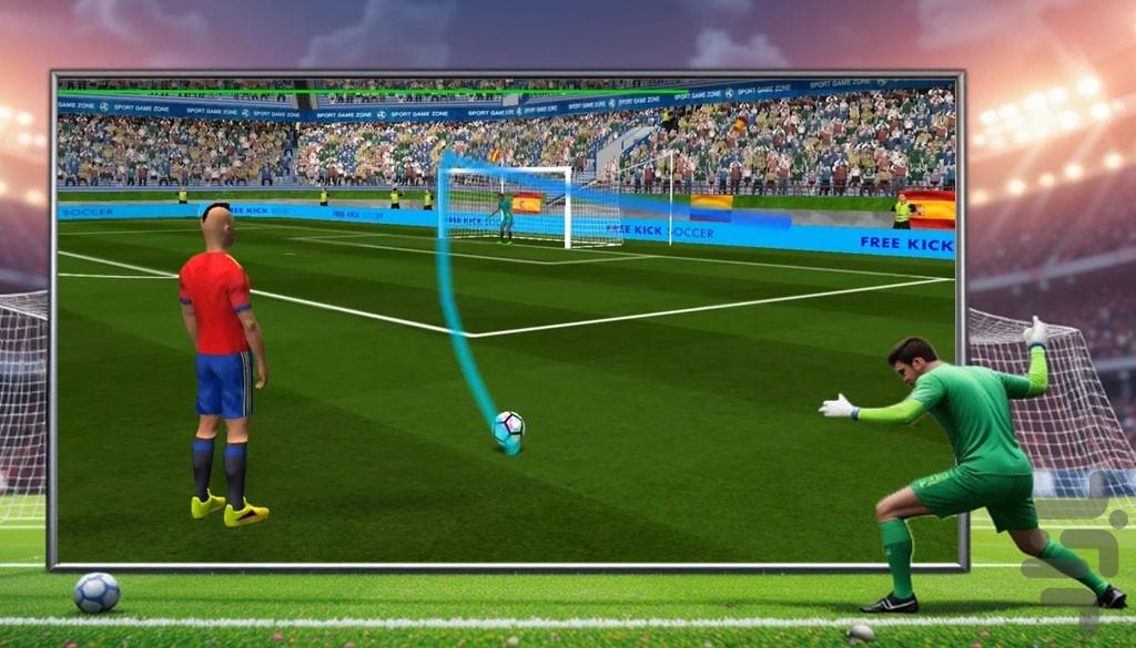 بازی فوتبال | ضربه ازاد - Gameplay image of android game