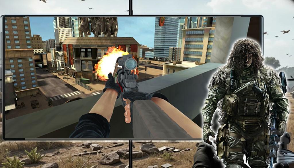 بازی اسنایپر | تفنگ بازی - Gameplay image of android game