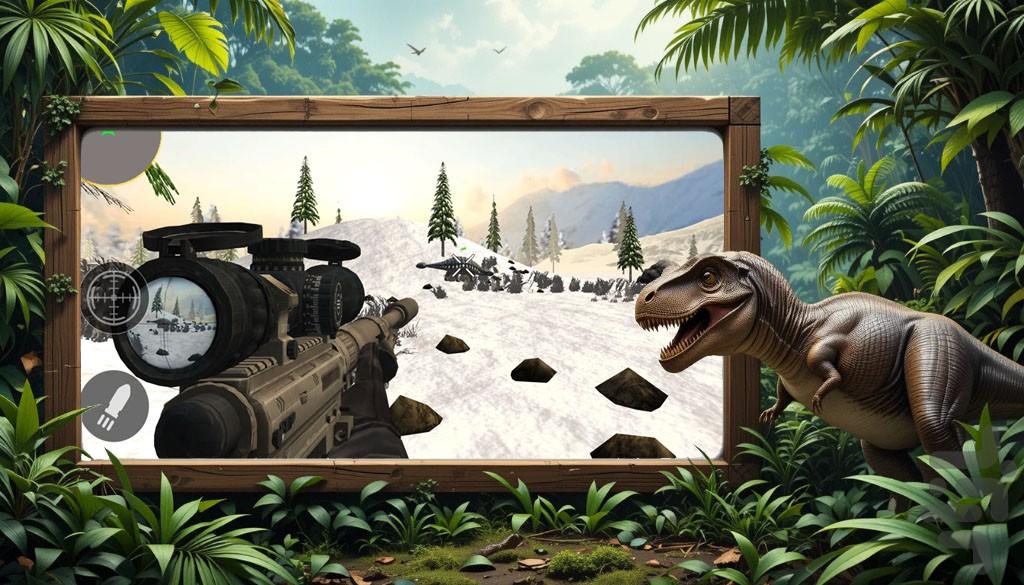بازی تفنگی | دایناسور خشمگین - Gameplay image of android game
