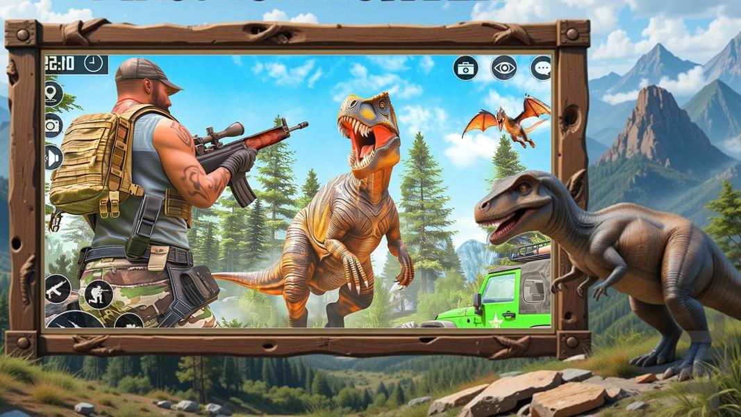 بازی تفنگی | دایناسور خشمگین - Gameplay image of android game