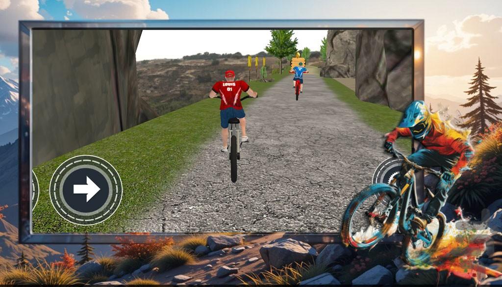 بازی دوچرخه سواری | لیگ قهرمانان - Gameplay image of android game