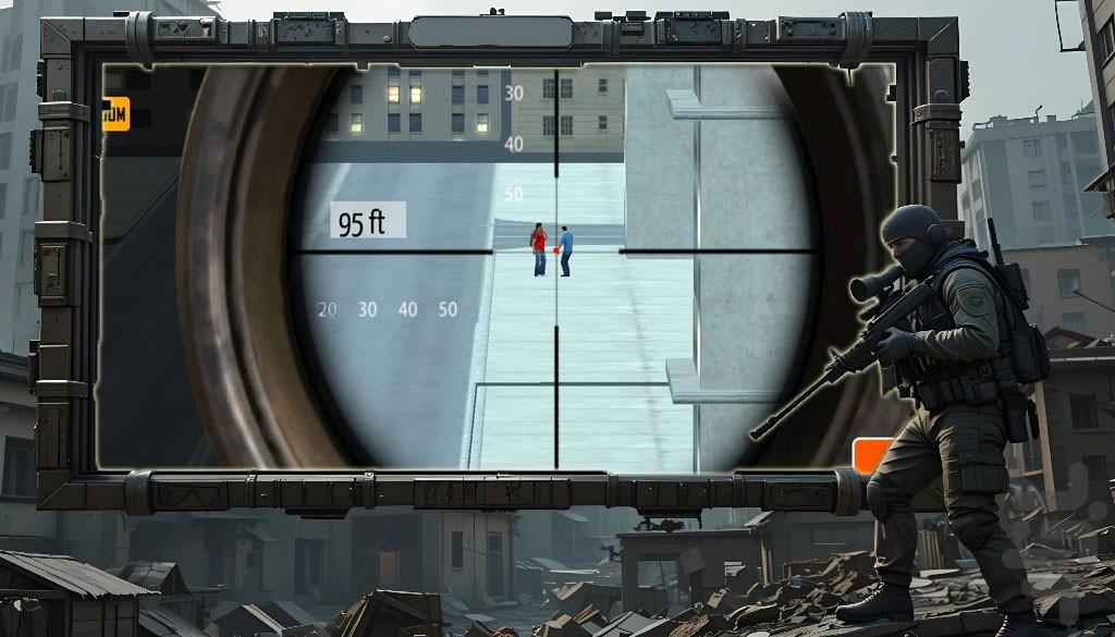 بازی اسنایپر حرفه ای - Gameplay image of android game
