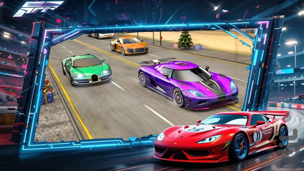 بازی ماشین مسابقه - Gameplay image of android game