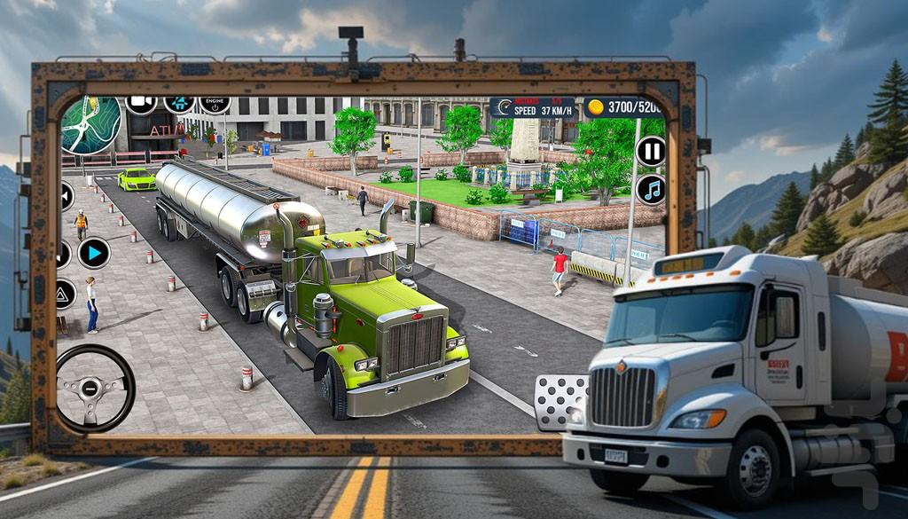 بازی ماشین سنگین | حمل سوخت - Gameplay image of android game