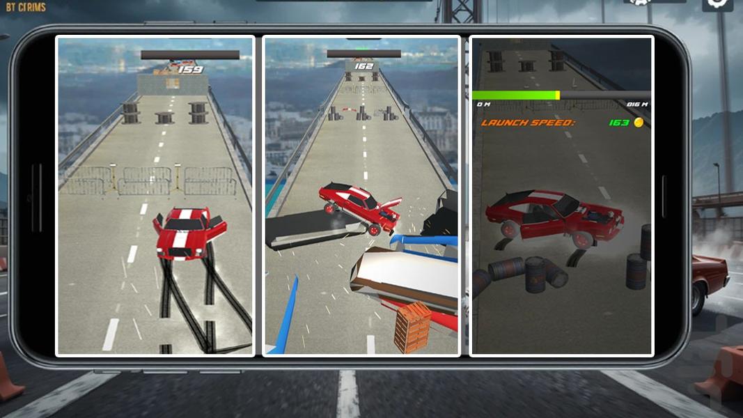 بازی تصادف ماشین - Gameplay image of android game