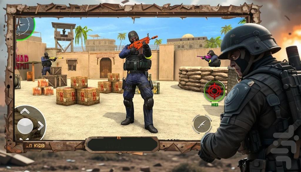بازی جنگی | عملیات الفا - Gameplay image of android game