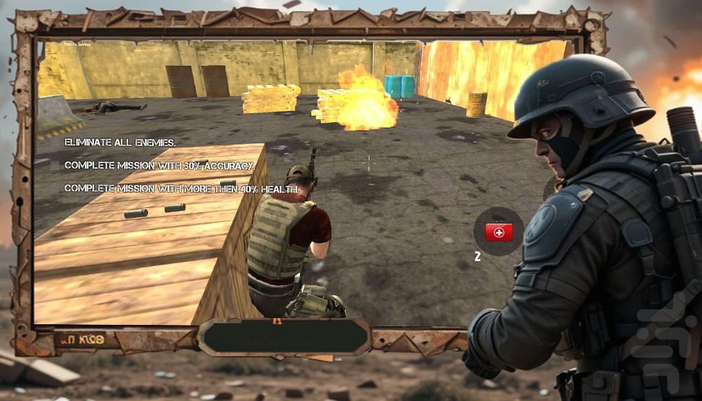 بازی جنگی | عملیات الفا - Gameplay image of android game