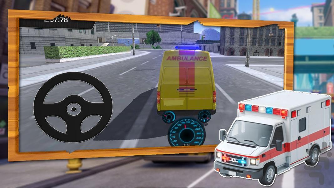 بازی امبولانس اورژانس - Gameplay image of android game