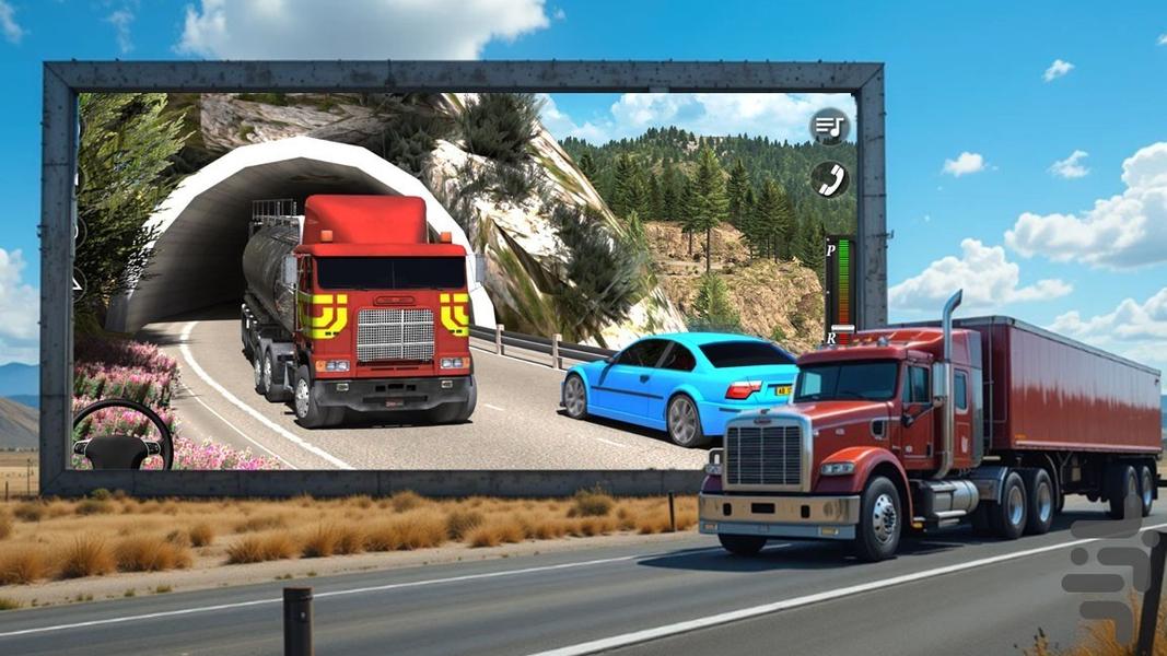 بازی ماشین سنگین | راننده تریلی - Gameplay image of android game