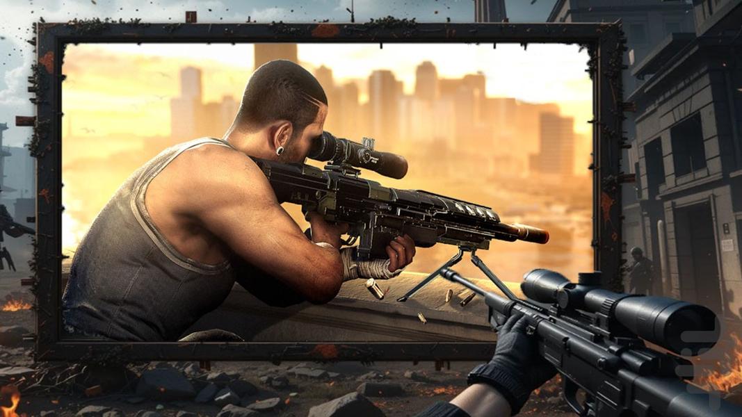 بازی تفنگی | تک تیرانداز - Gameplay image of android game