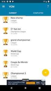 Virtual Competition Manager - عکس برنامه موبایلی اندروید